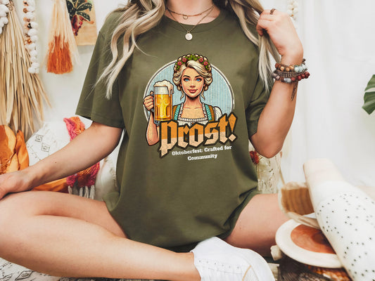 Oktoberfest Female Prost! Unisex Tee