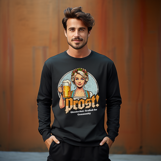 Oktoberfest Female Prost! Unisex Long Sleeve