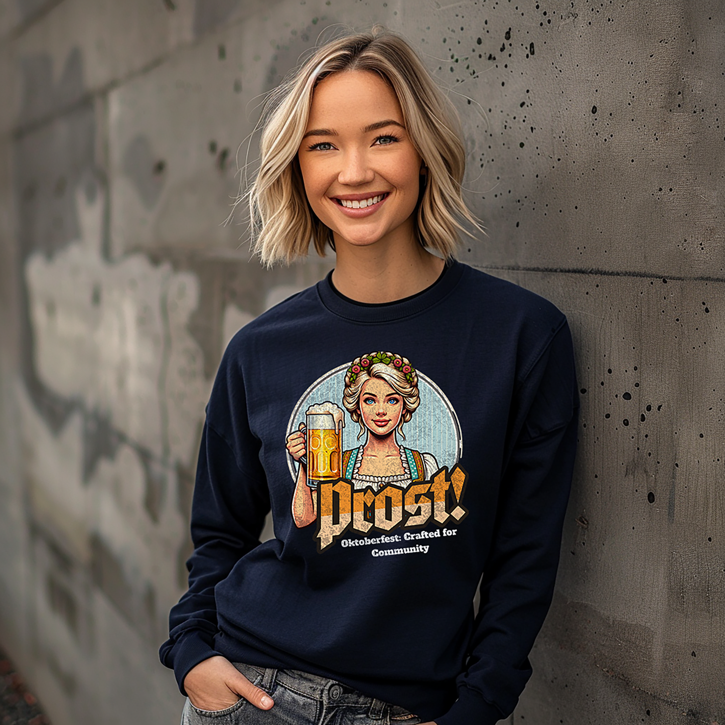 Oktoberfest Female Prost! Unisex Long Sleeve