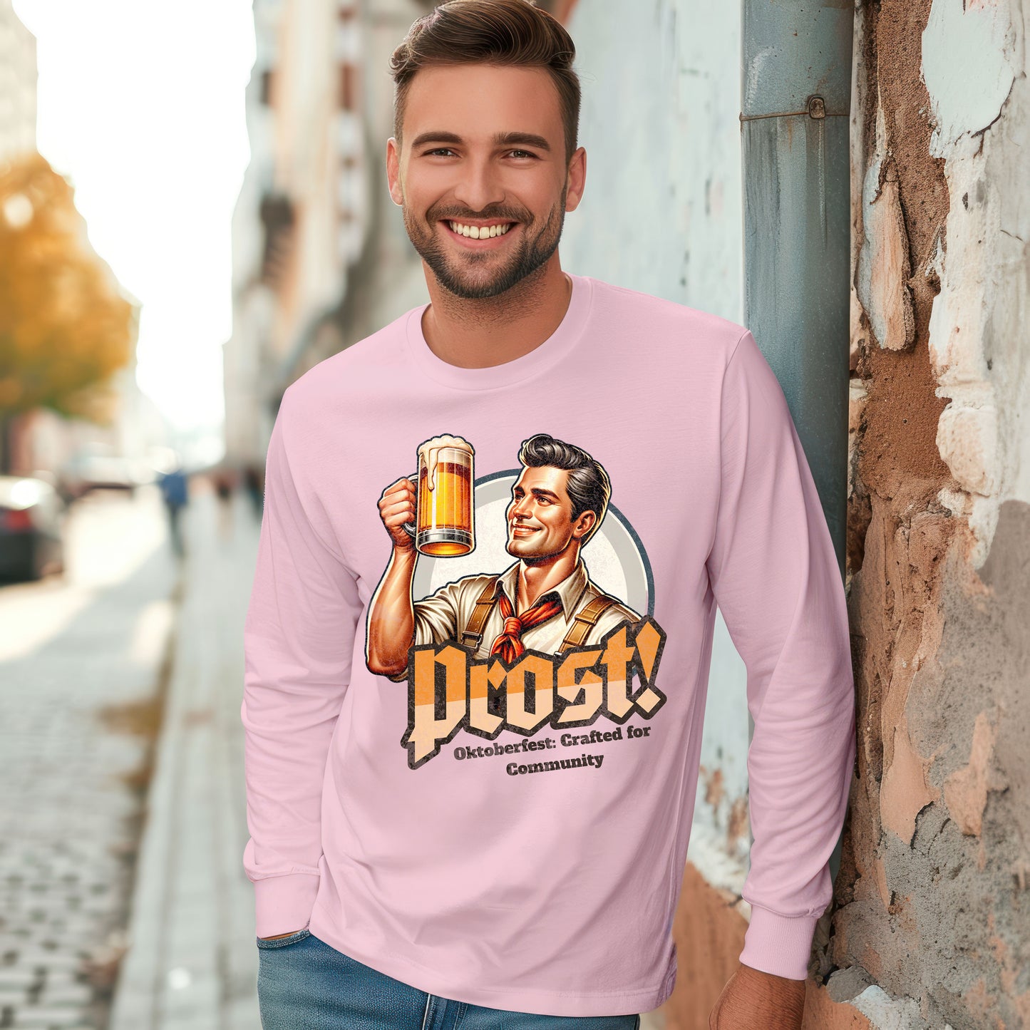 Oktoberfest Male Prost! Unisex Long Sleeve