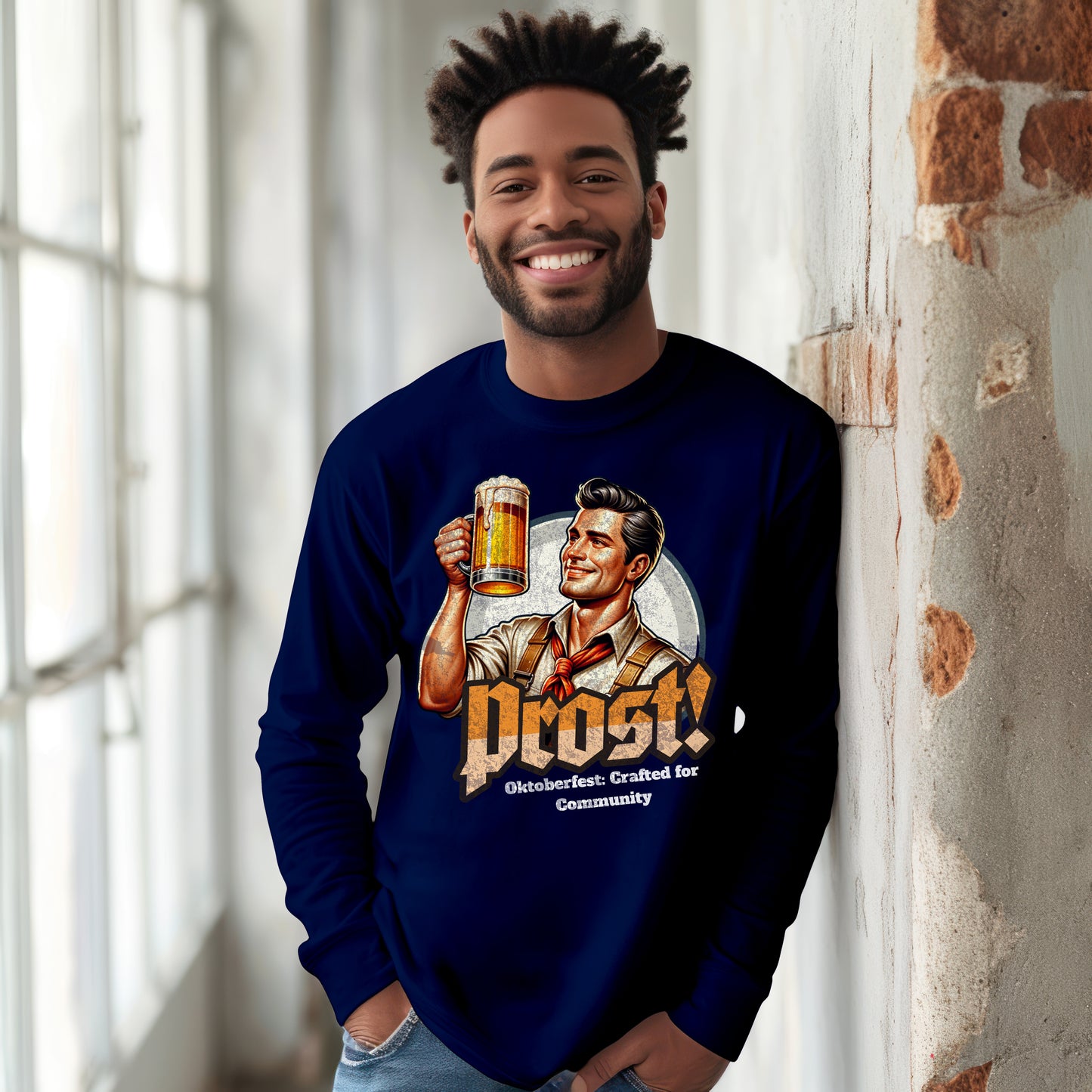Oktoberfest Male Prost! Unisex Long Sleeve
