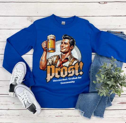 Oktoberfest Male Prost! Unisex Long Sleeve