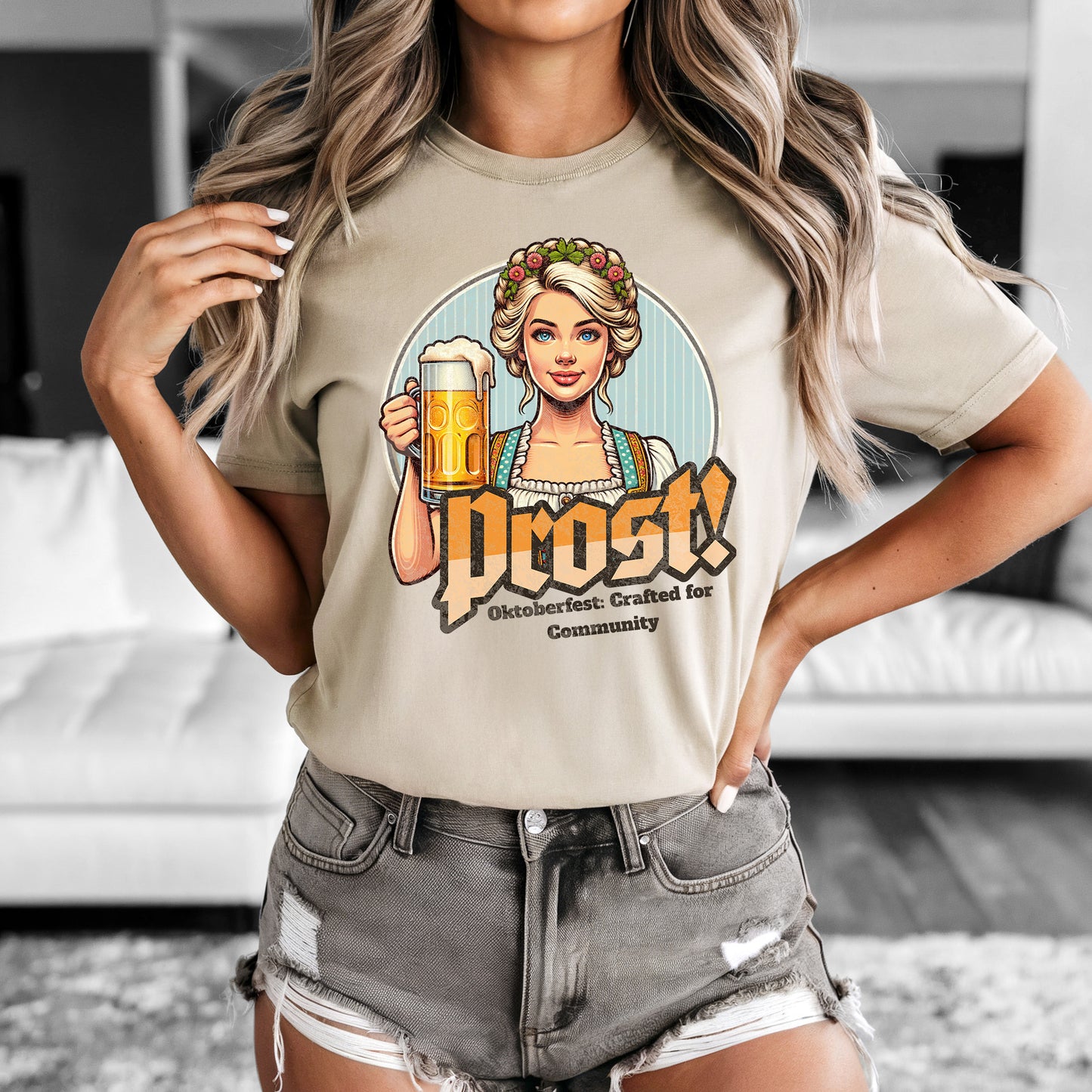 Oktoberfest Female Prost! Unisex Tee