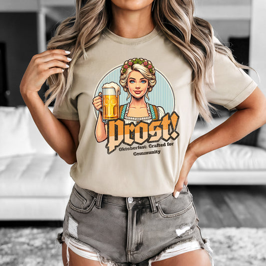 Oktoberfest Female Prost! Unisex Tee