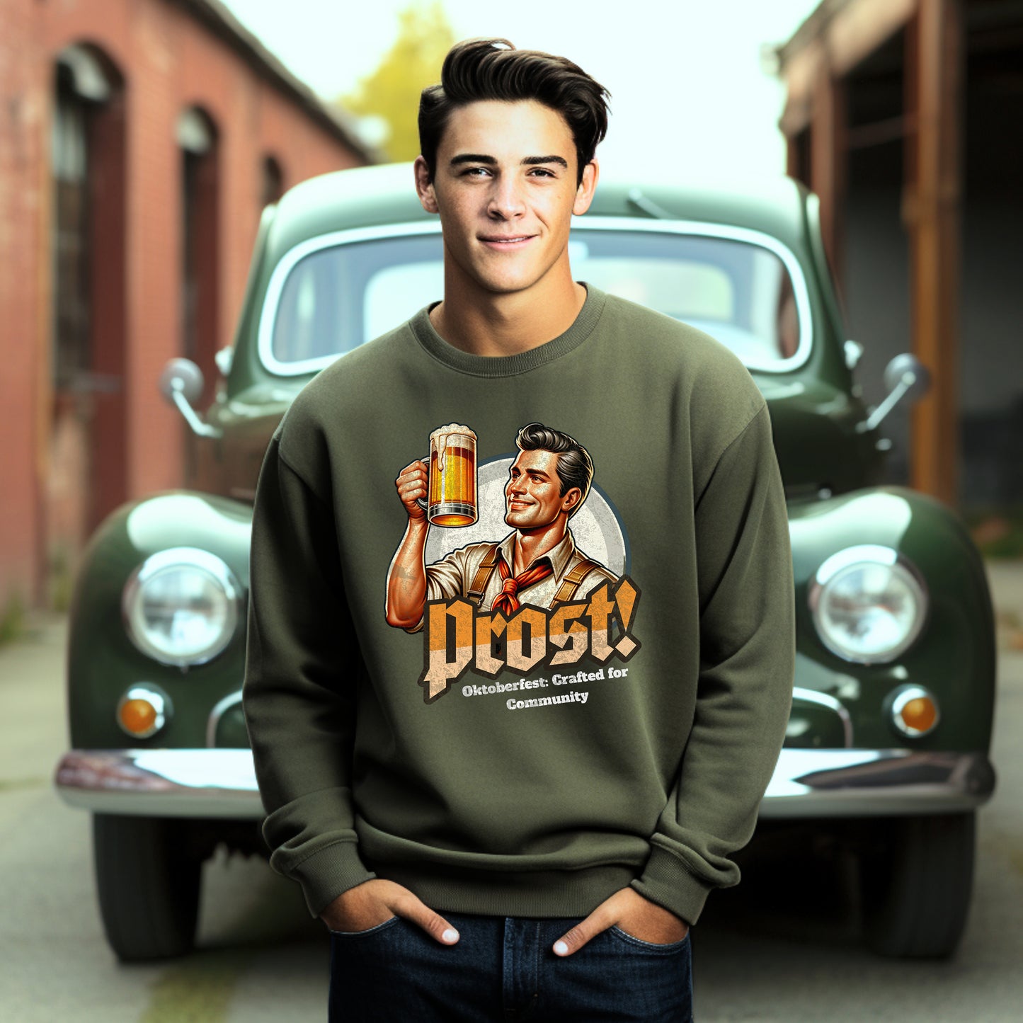 Oktoberfest Male Prost! Sweatshirt